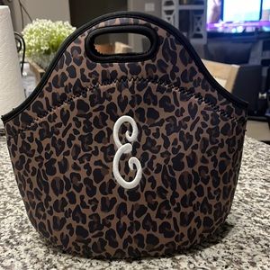 Leopard lunch bag